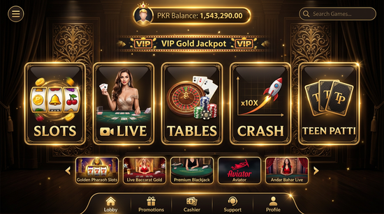 Main screen of jackpak games casino page for PK players - 4
